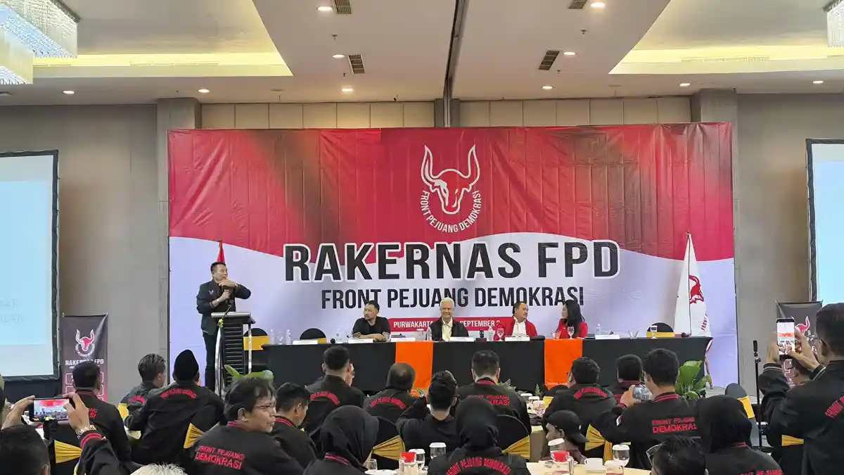 Rakernas Front Pejuang Demokrasi, Ganjar Pranowo: Harus Berani Berbicara Tentang Ketertindasan