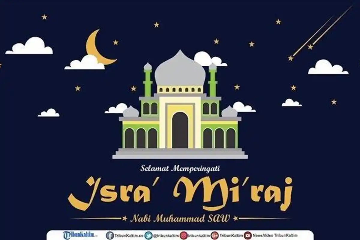 40 Ucapan dan Twibbon Isra Miraj Nabi Muhammad SAW 2023, Cocok Share ke Medsos