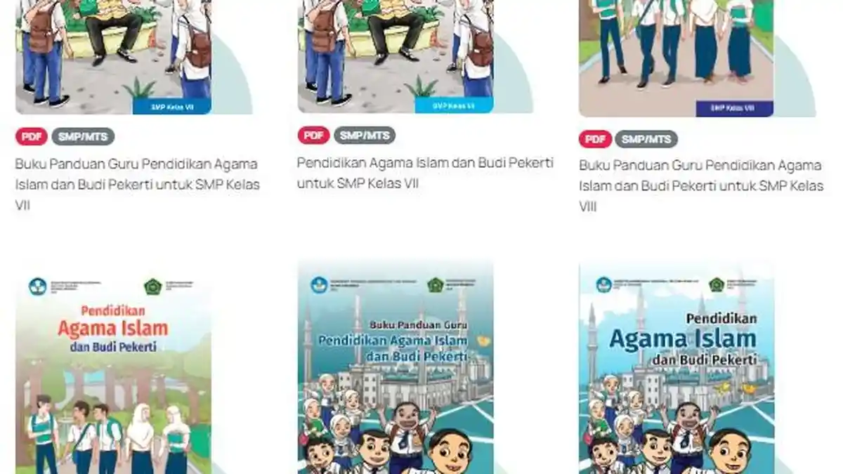 Link Download Buku Kurikulum Merdeka Matpel Pendidikan Agama Islam Tingkat SMP, Gratis Format PDF