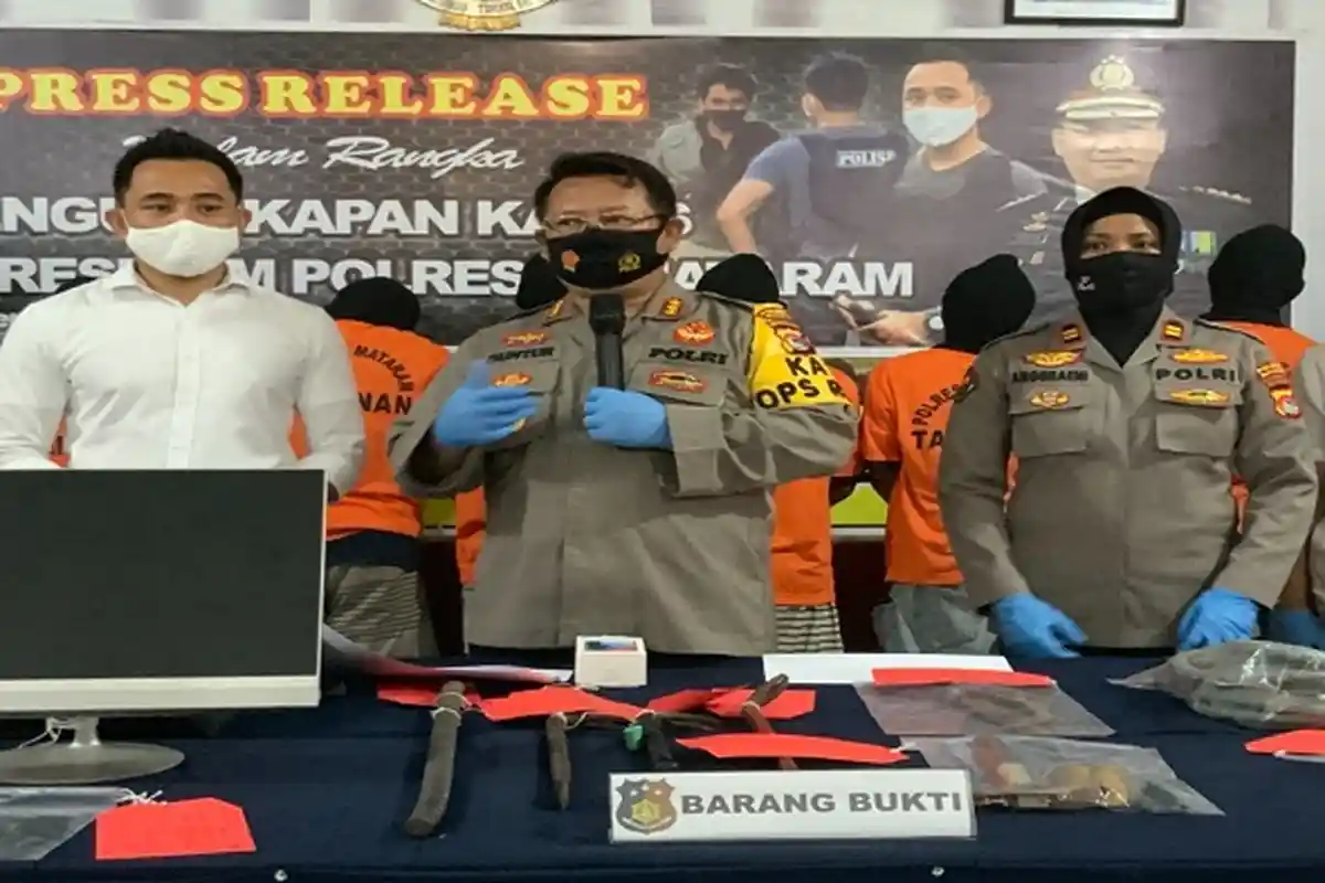 Mencuri di 67 Lokasi, Komplotan Bandit Diringkus Polresta Mataram