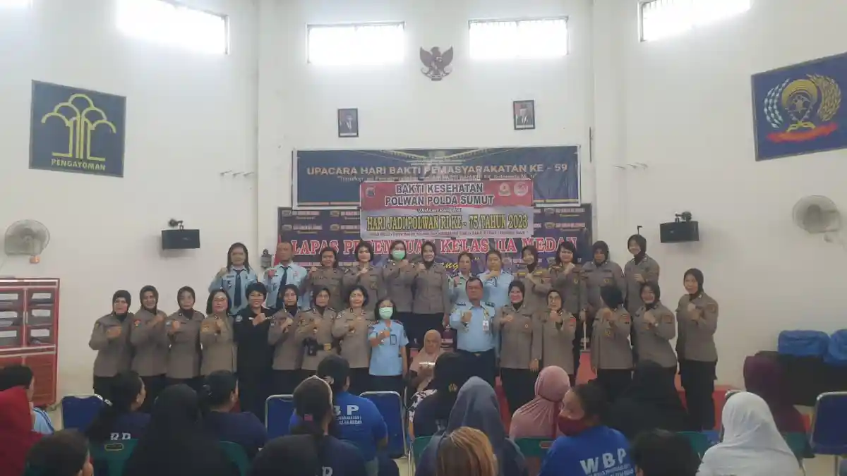 Kadiv PAS Kemenkumham Sumut Nyatakan Polwan Berperan Penting, Dukung HUT ke-75 Polwan