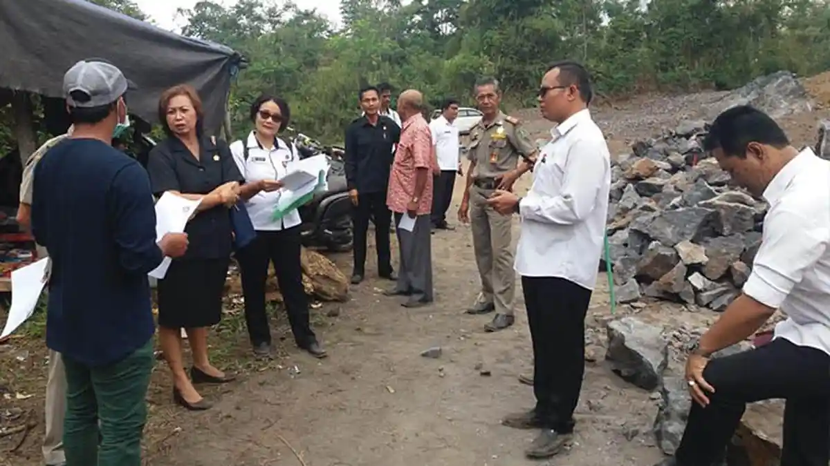 Sidak Diduga Bocor, Tim Gabungan Setop Sejumlah Aktivitas Galian C Ilegal di Tabanan