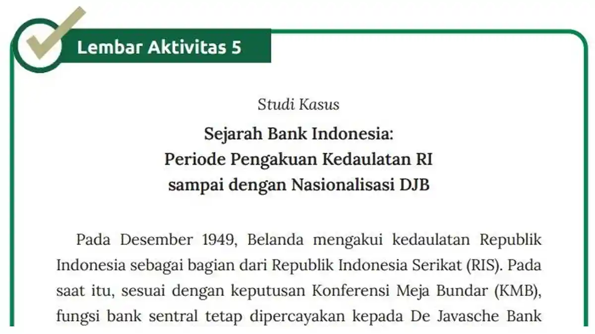 Kunci Jawaban IPS Kelas 10 Halaman 40 Kurikulum Merdeka: Lembar Aktivitas 5