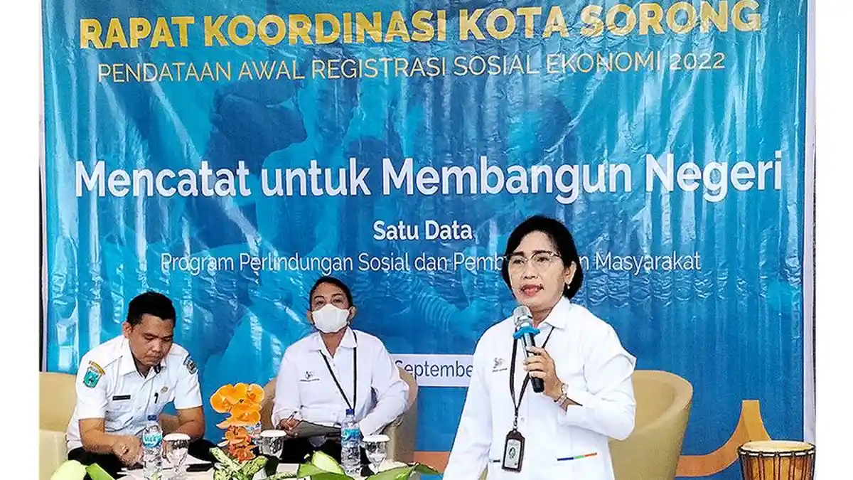 Pendataan Regsosek 2022, BPS Kota Sorong Terjunkan 321 Petugas