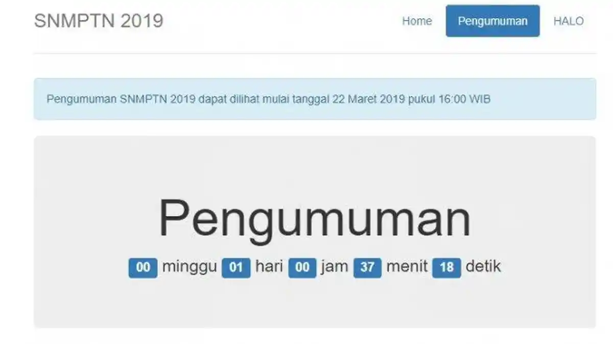 Pengumuman Hasil SNMPTN 2019 Hari Ini di Snmptn.ac.id, Link UI, UGM, IPB, ITB, Undip Hingga Unair