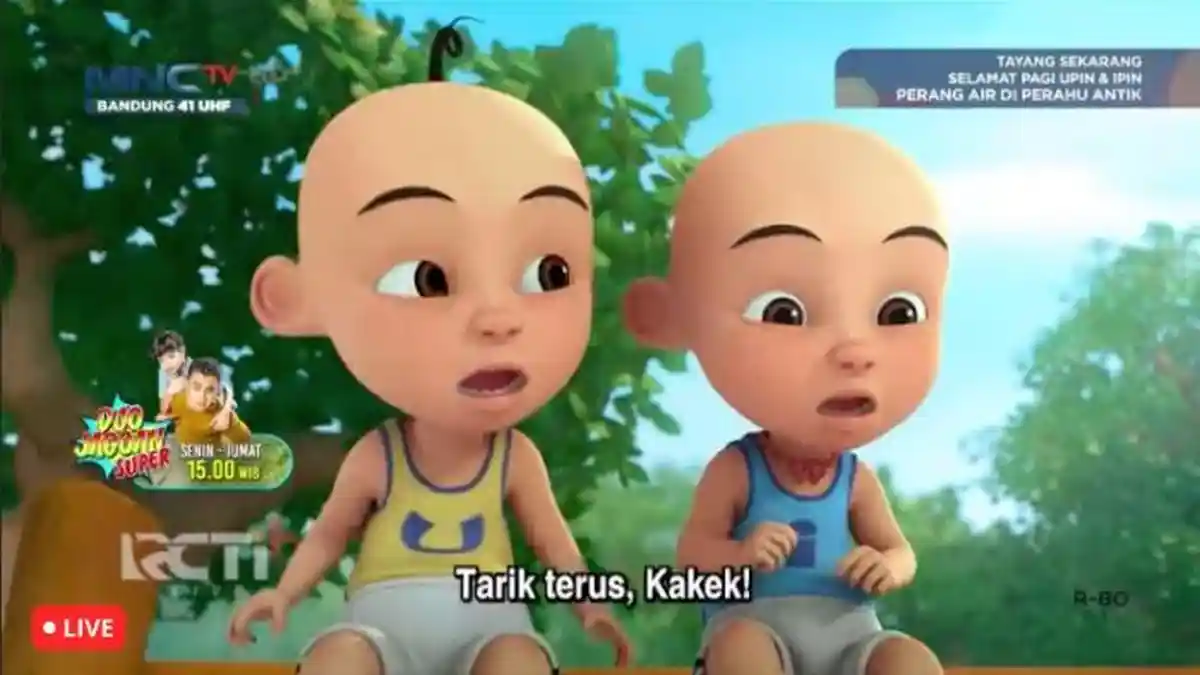 Link Nonton MNC TV Upin Ipin Hari Ini, dari Selamat Pagi: Perang Air di Perahu Antik, hingga Bermula