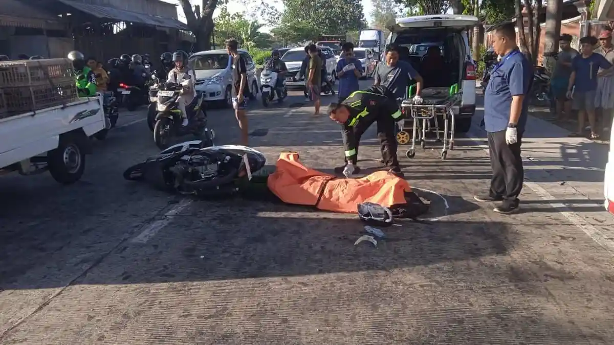 Kecelakaan Maut di Kalijambe Sragen, Pengendara Vario Tewas Ditabrak Kendaraan Misterius - Tribunjateng.com