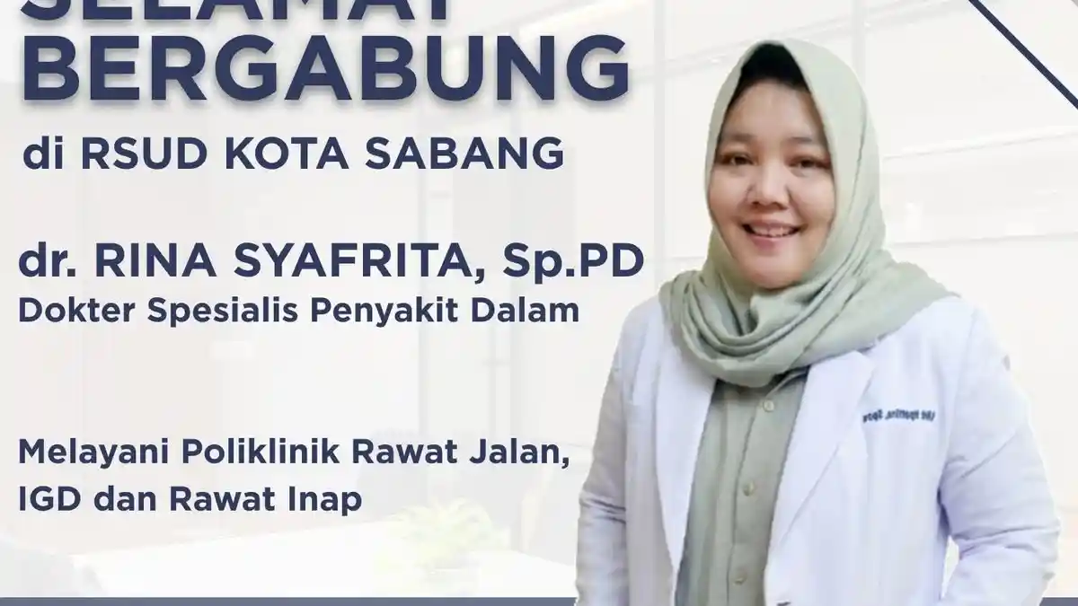 Selesai Pendidikan, dr Rina Kembali Perkuat Penanganan Penyakit Dalam di RSUD Sabang