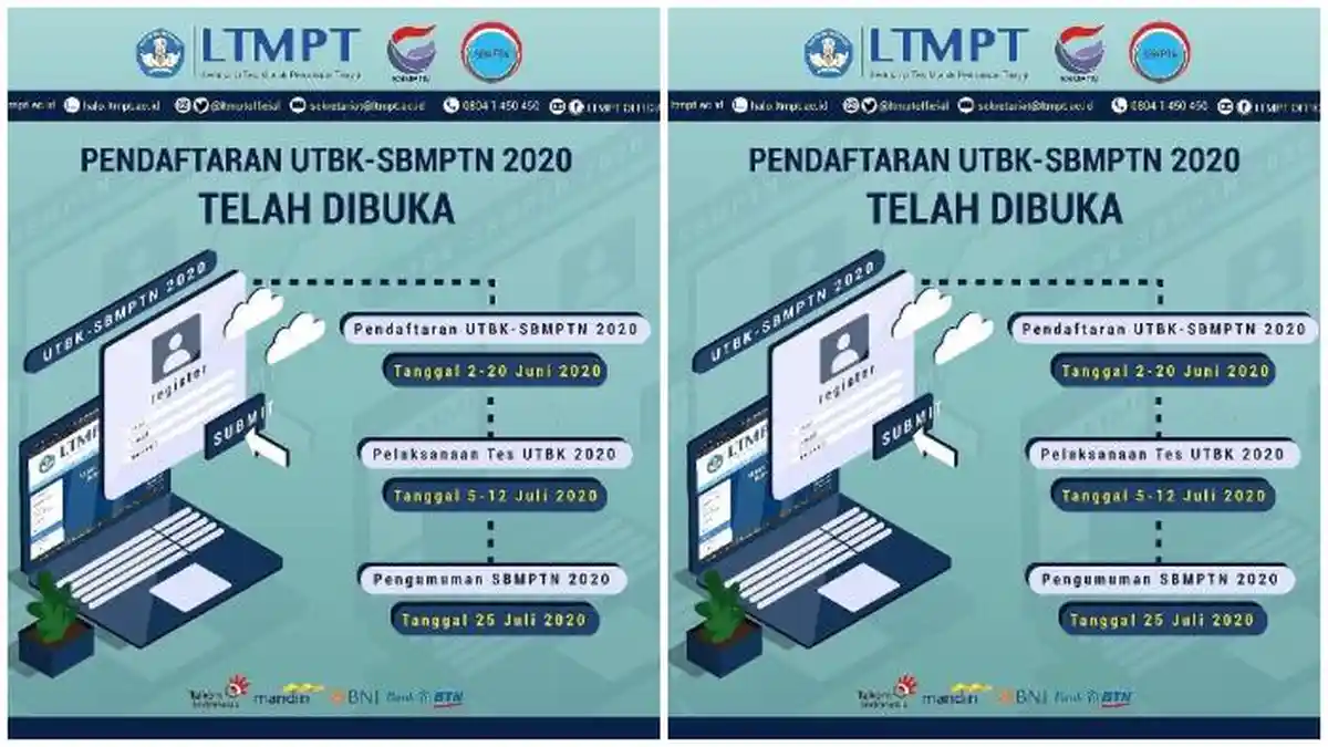 UTBK-SBMPTN 2020, Ada Perubahan Jadwal hingga Ketentuan Bagi Peserta Tes