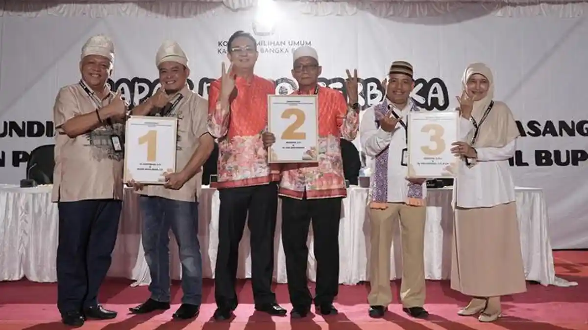 Begini 3 Pasangan Calon di Pilkada Bangka Barat 2024 Memaknai Nomor Urut Masing-masing