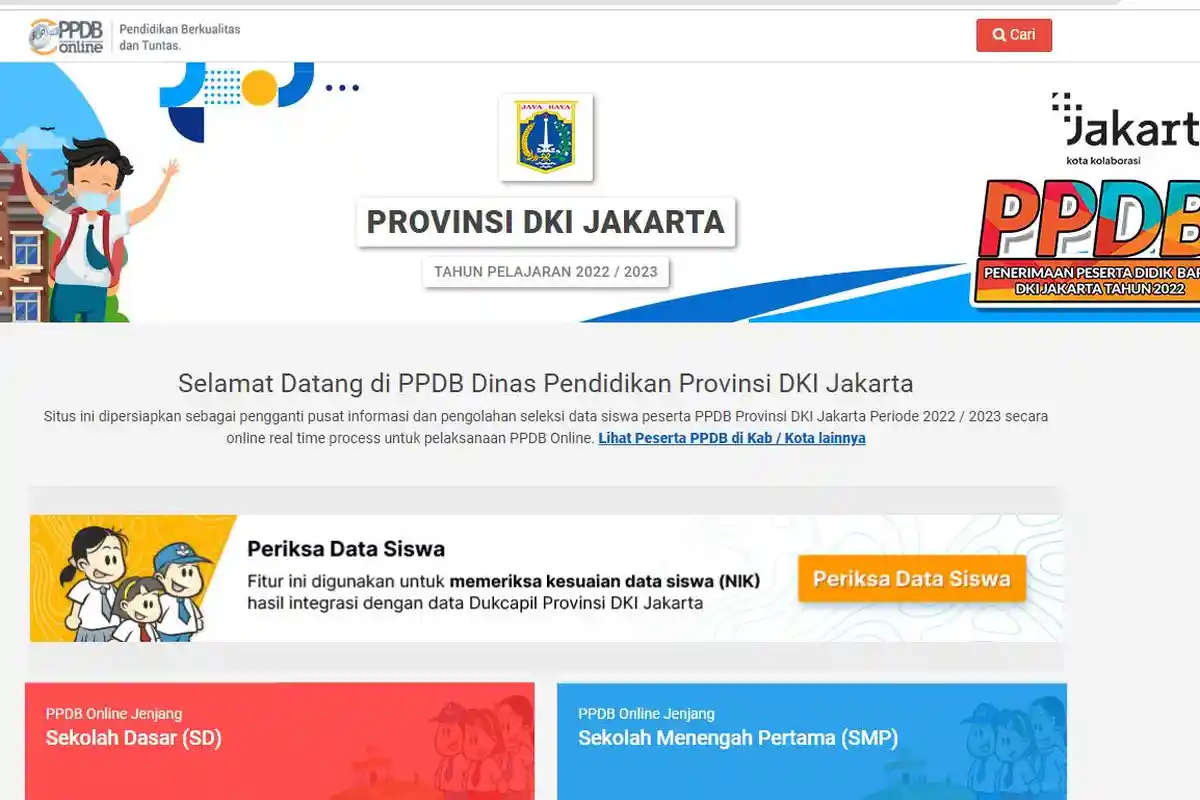 Cara Aktivasi Akun PPDB DKI Jakarta 2022 untuk Jenjang SMA/SMK, Segera Akses ppdb.jakarta.go.id