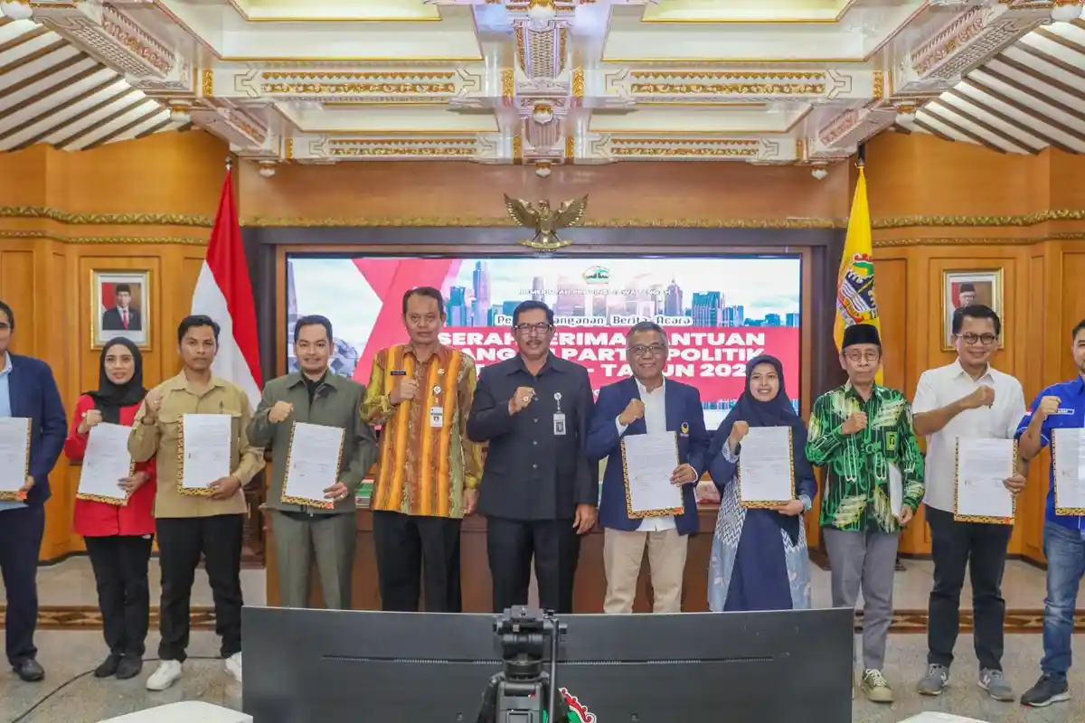 9 Parpol di Jateng Dapat Kucuran Dana Rp22,6 Miliar, PDIP Paling Banyak, Diikuti PKB dan Golkar