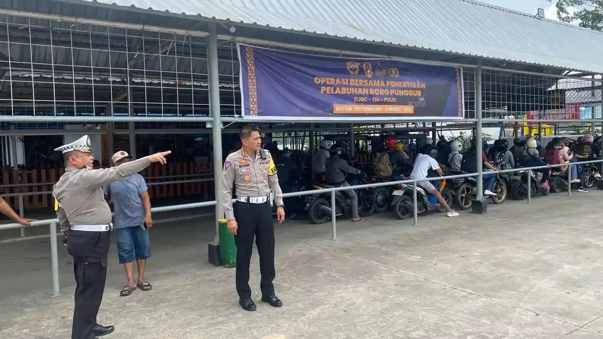Dirlantas Polda Kepri Kombes Tri Yulianto Datangi Pelabuhan Roro Batam Imbas Ricuh 3 Hari Lalu