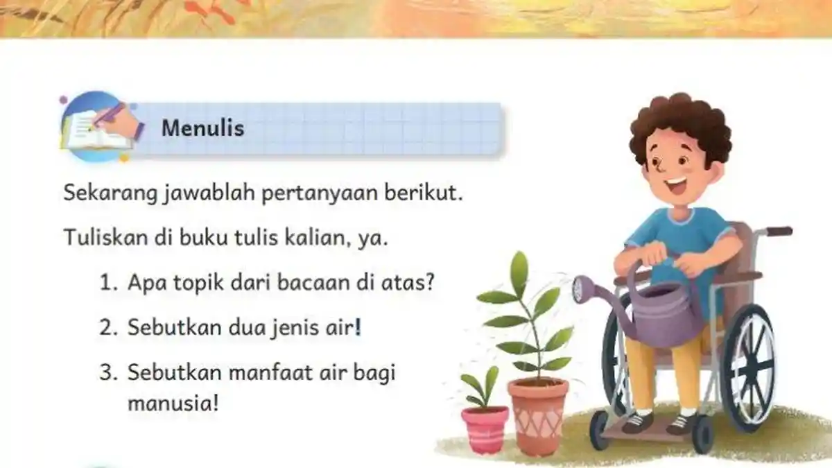 Kunci Jawaban Bahasa Indonesia Kelas 2 SD Halaman 146, Menulis