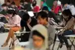 Peserta Ujian Masuk SBMPTN 2013 di Bandung
