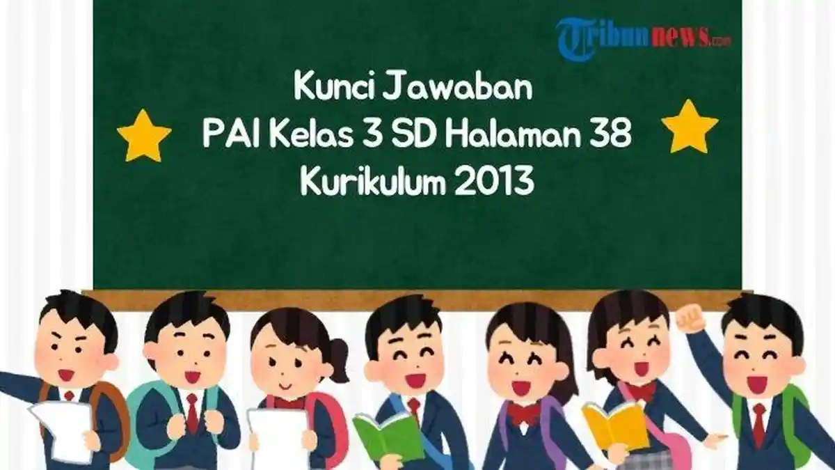 Kunci Jawaban PAI Kelas 3 Halaman 38 Kurikulum 2013 Ayo Renungkan Bab 3 Allah Maha Pemberi