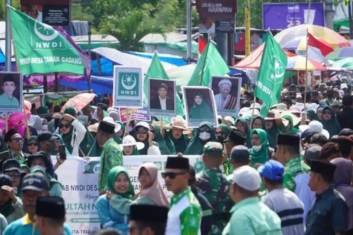 Jilbab Hijau dan Baju Hijau Warnai Kemeriahan Hultah NWDI ke-89 di Pancor