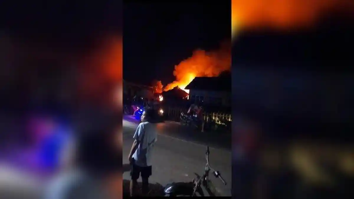 SMPN 1 Jatitujuh Majalengka Terbakar, Gudang dan Dua Ruang Kelas Dilalap Si Jago Merah