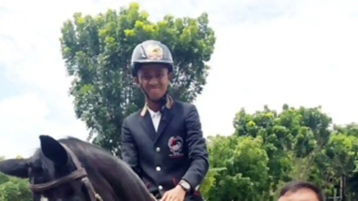 Billy Ramandey Harapan Papua di Equestrian PON 2020