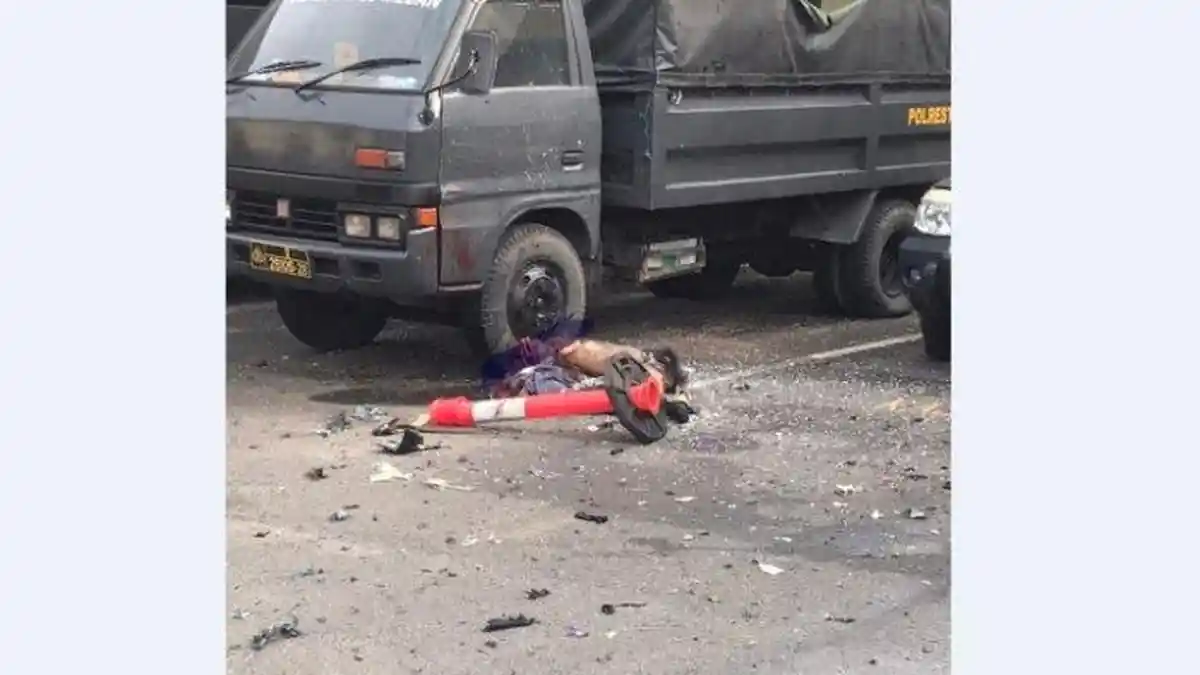 Jenazah Terduga Pelaku Bom Bunuh Diri di Polrestabes Medan Hancur, Polisi yang Terluka Dibawa Ke RS