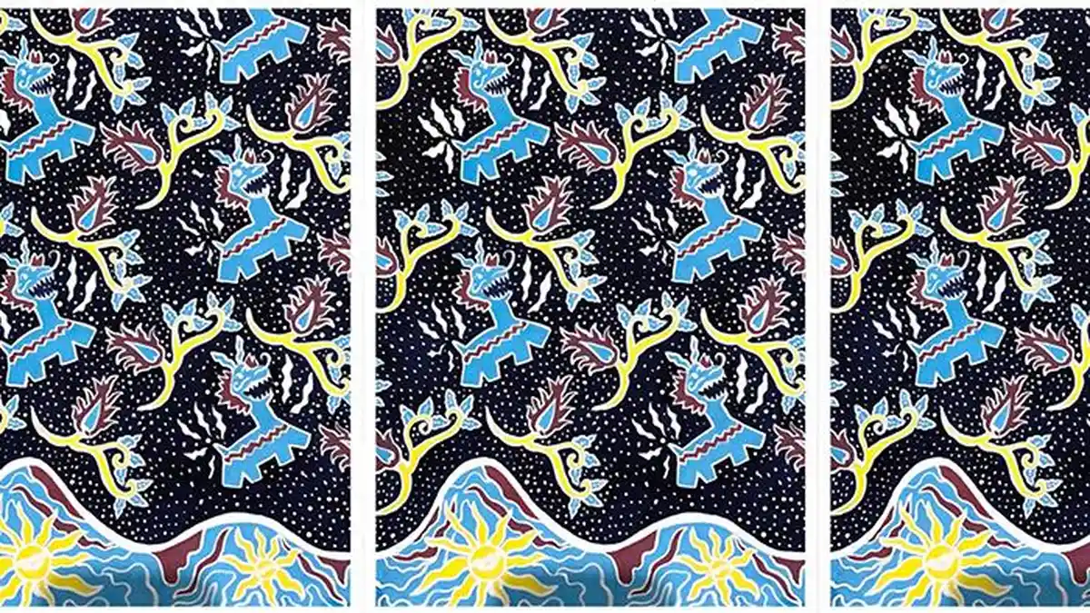 Desain Batik Karya Mahasiswa FSRD UNS Sabet Juara 2 Indihome Desain Batik Heritage 2022