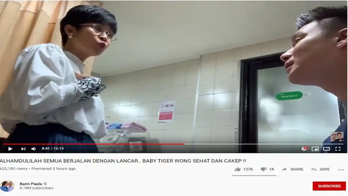Dikaruniai Anak Pertama, Baim Wong dan Paula Verhoeven Nampak Serius Simak Pesan Dokter Ini