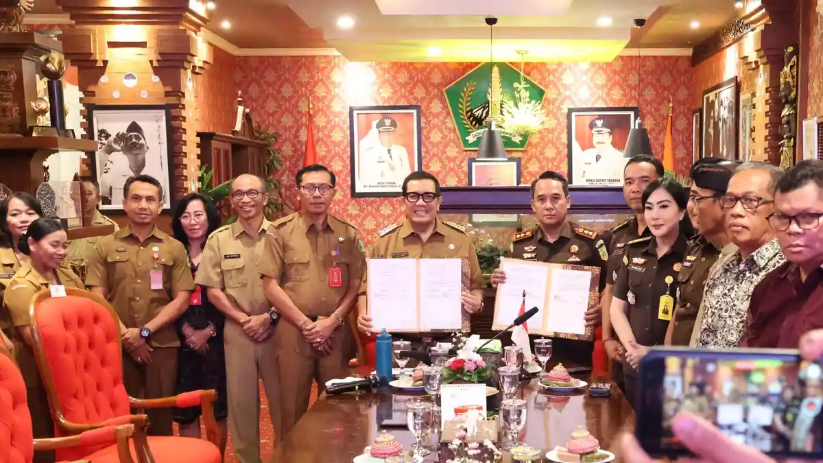 Tabanan Bali Perkuat Pengawasan Keuangan Desa Adat, Gandeng Kejaksaan Cegah Korupsi