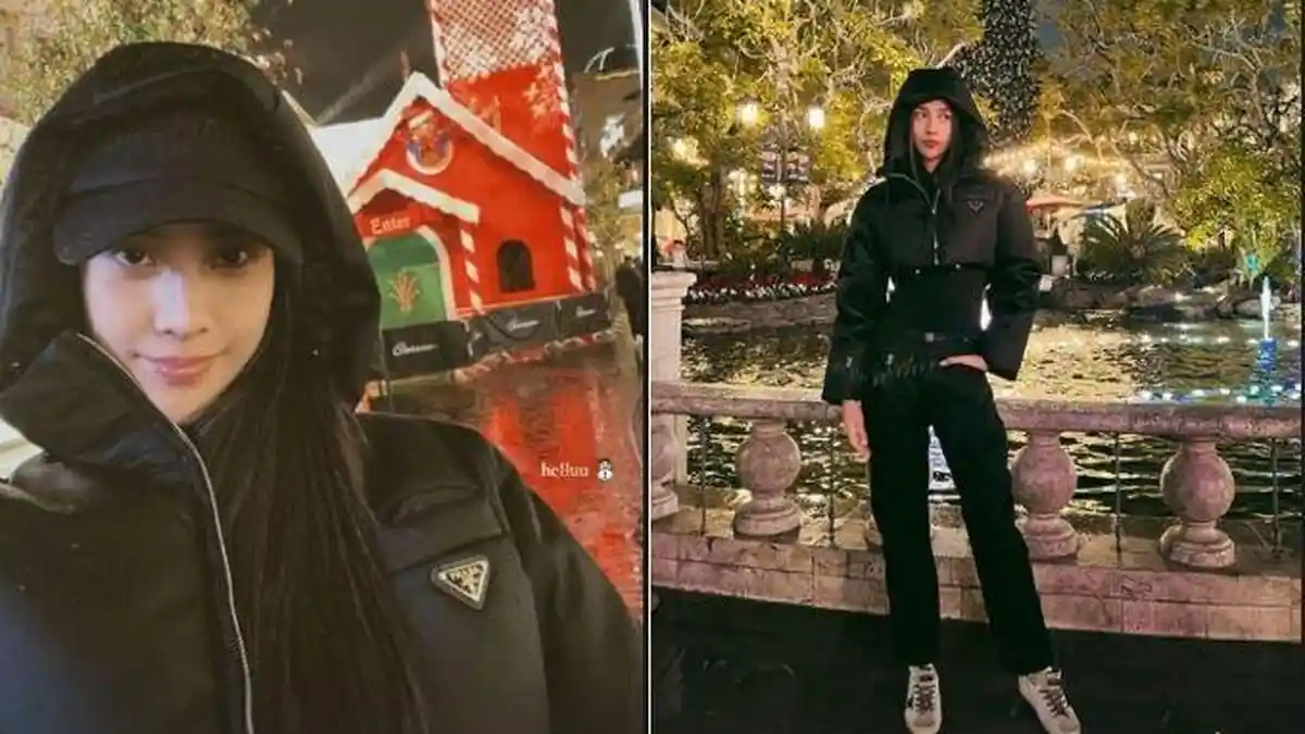Anya Geraldine Tampil ala Cewek Mamba Nikmati Musim Dingin di Amerika Serikat