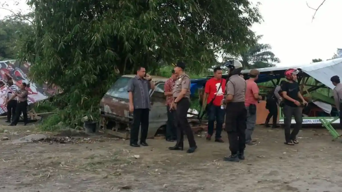 Gerebek Lapak Judi Dadu Maruto,  Aparat Polresta Medan Dilempari Batu Penjudi