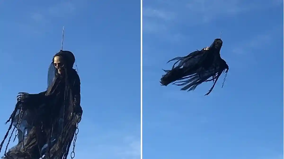 Pria Ini Menciptakan Dementor yang Siap Menakuti Warga Saat Halloween