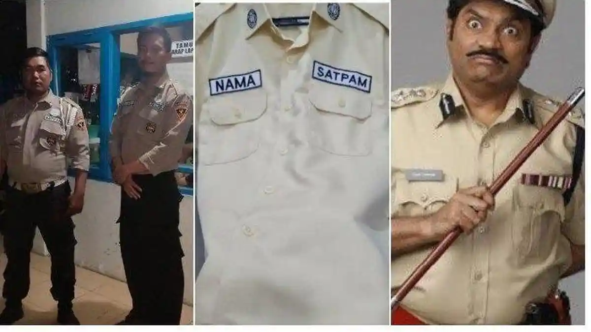 Resmi Diperkenalkan, Seragam Satpam Sekarang Warnanya Krem, Netizen Sebut Mirip Polisi India
