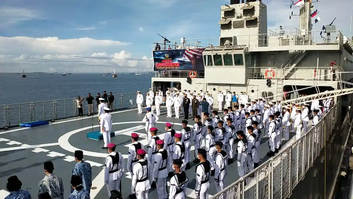 Peringatan Hari Dharma Samudera, Ini Pesan Kepala Staf Koarmada III untuk Prajurit TNI AL