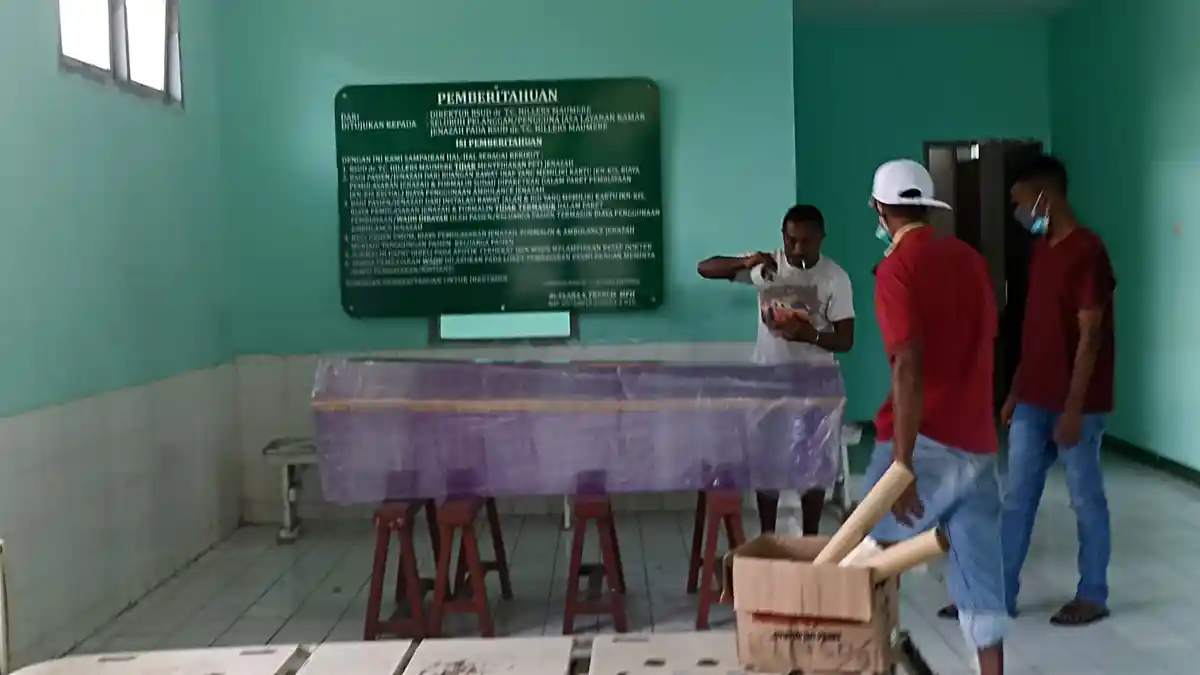 Jenazah Paulus Tanpa Ratapan Keluarga di IPJ RSUD Maumere