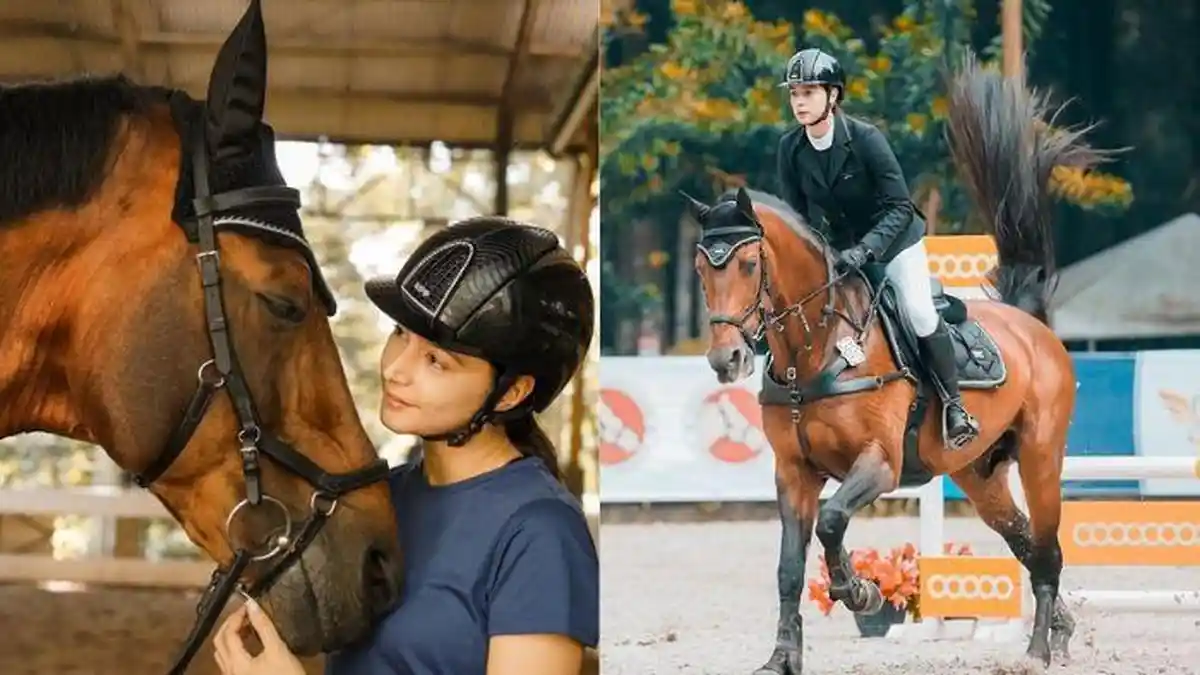 Tak Kapok Luka dan Memar, Artis Cantik Ternyata Hobi Berkuda dari Kecil, Pernah Dapat Prestasi
