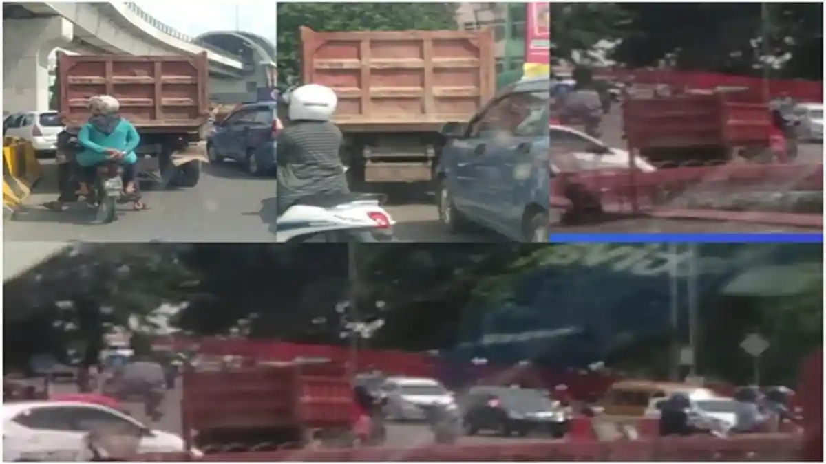 Truk Merah Melintas di Jembatan Ampera, Padahal Jelas Ada Larangan Melintas, Ini Kata Kasatlantas