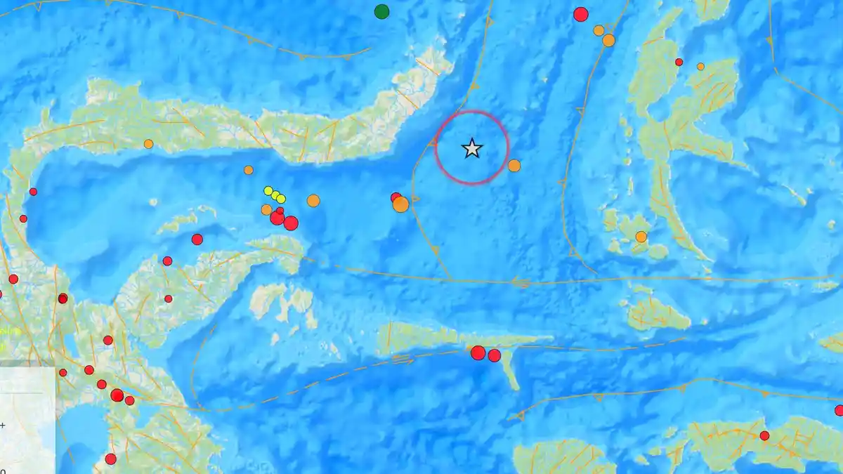 Baru Saja Gempa Magnitudo 4,4 Guncang Laut Maluku Utara 05 Sep 2024, Sebelumnya Guncang Bandung