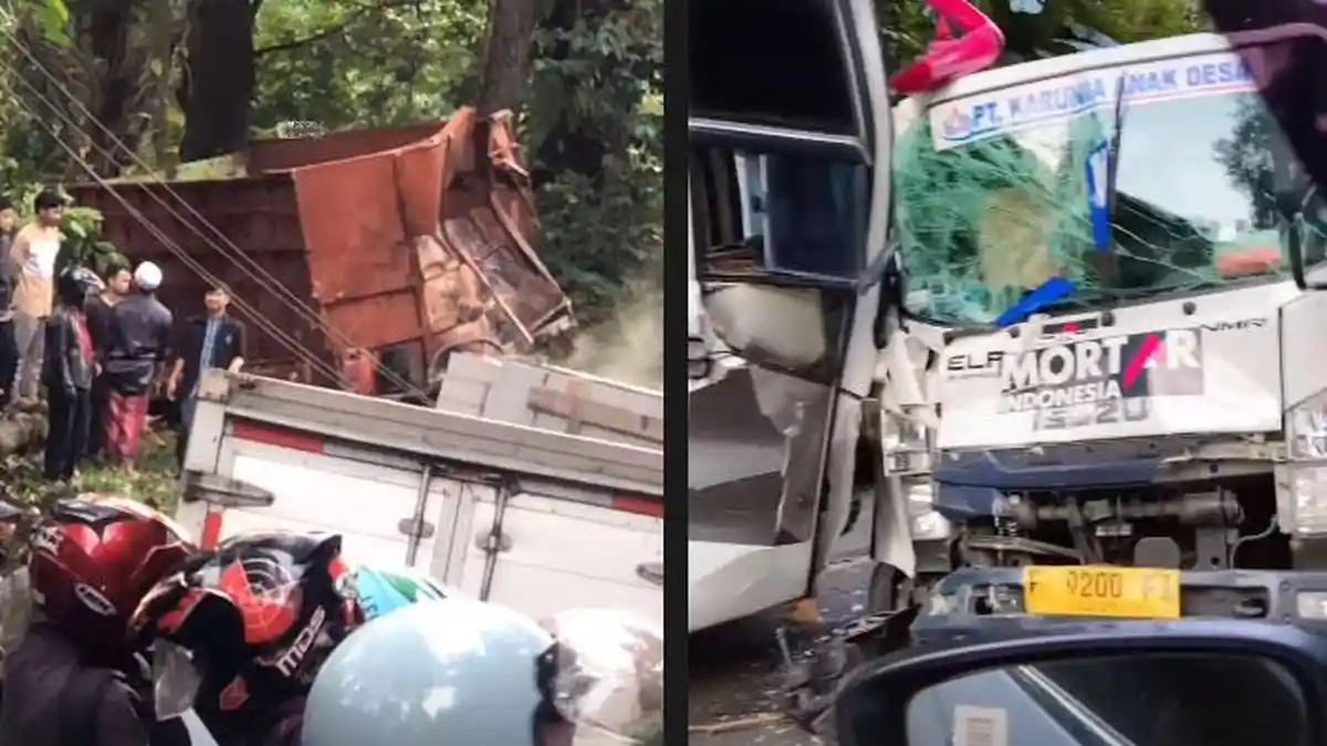 Kesaksian Warga Lihat Kecelakaan Beruntun di Jalan Raya Cianjur Cipanas, Nasib Sopir Truk Memilukan