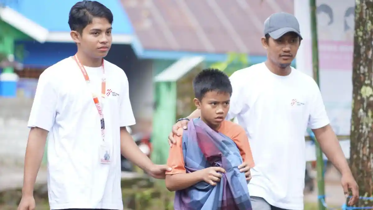 Relawan Gesit dan MAHTAN Gelar Sunatan Gratis dan Volunteer Camp di Bissoloro Gowa