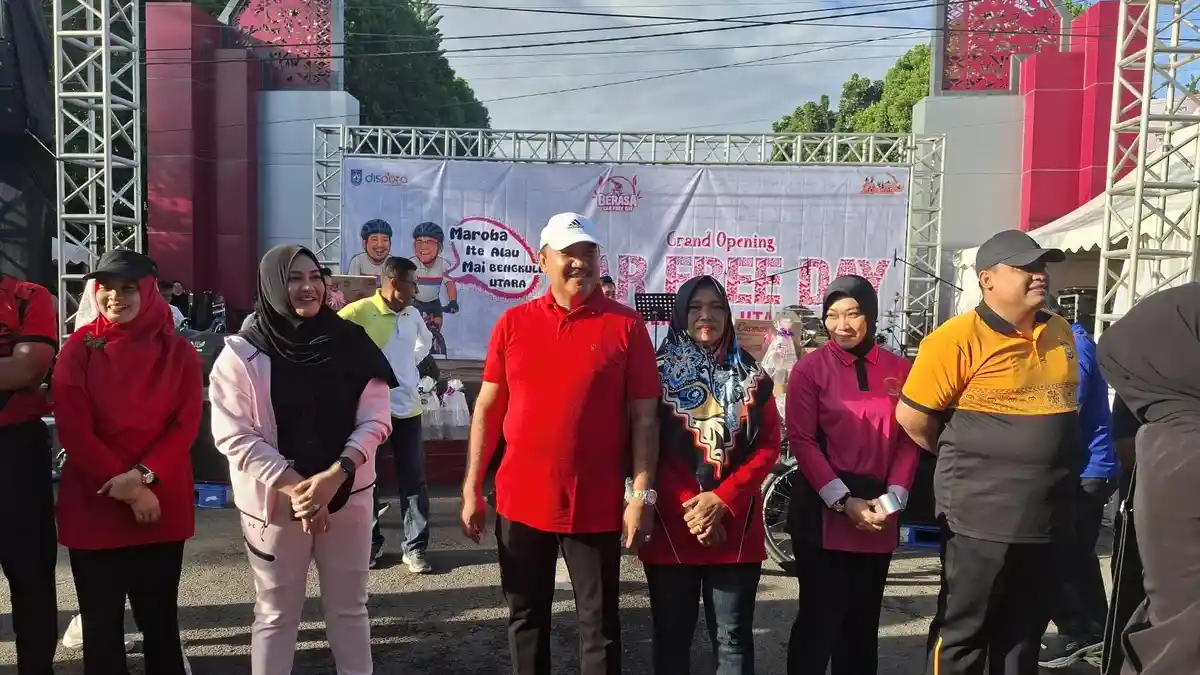 Ketua DPRD Dukung Car Free Day Perdana Kabupaten Bengkulu Utara