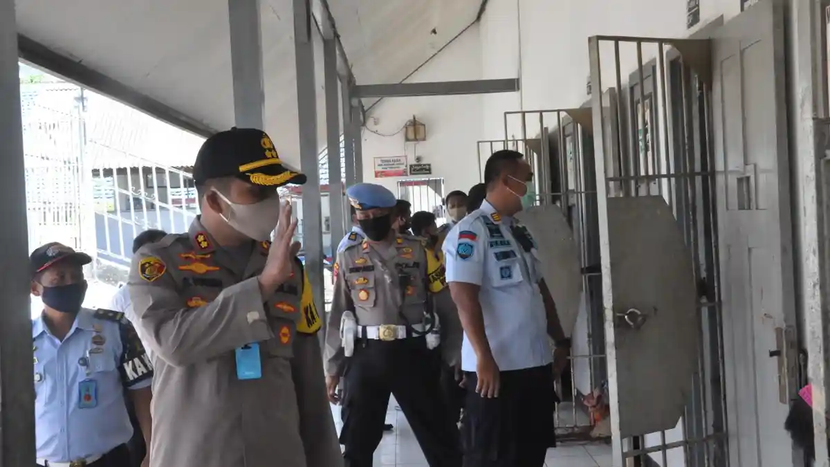 Kapolres Kunjungi Rutan Kelas II B Wonogiri, Pastikan Situasi Kondusif dan Semua Napi Sehat