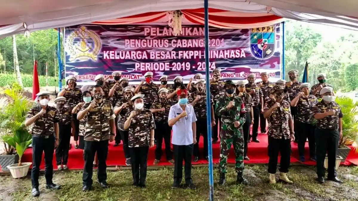 Bupati Minahasa Lantik Pengurus FKPPI Minahasa Periode 2019-2024
