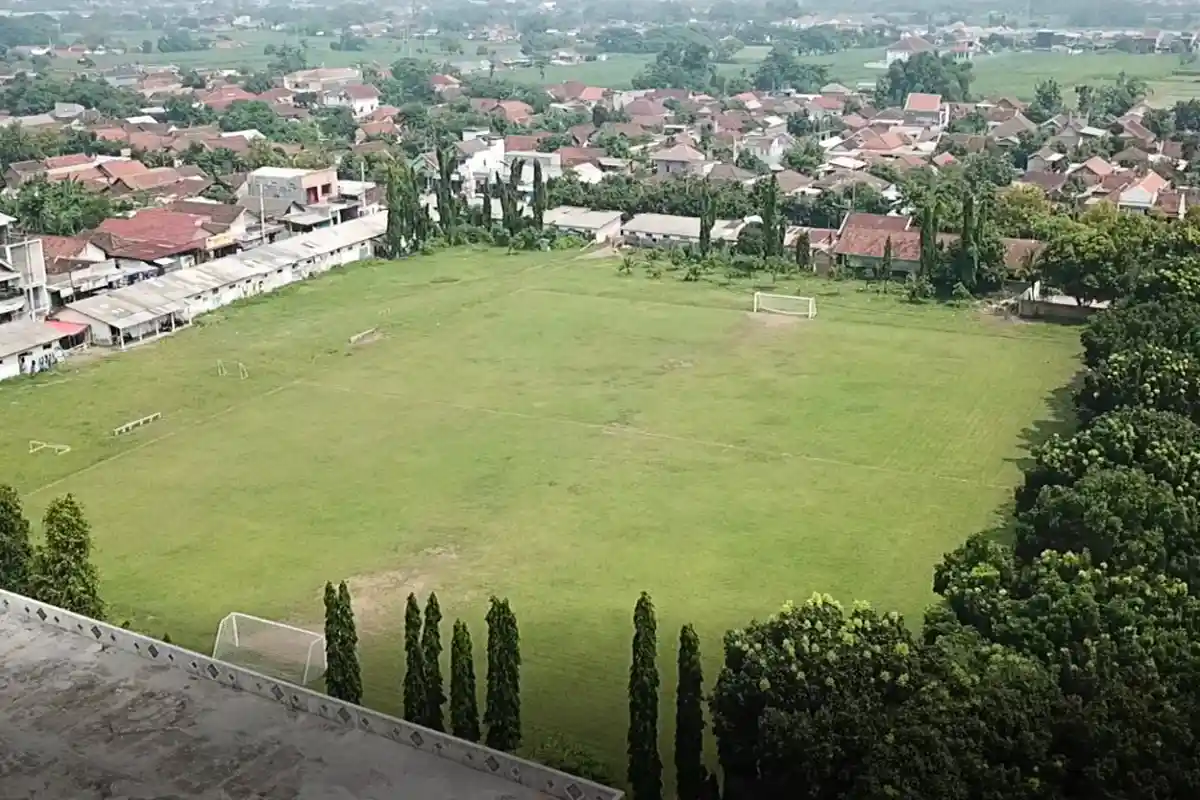 Kiprah Kampung Keren, Lapangan Kelurahan Ngronggo Disulap Jadi Sport Art Center Kota Kediri