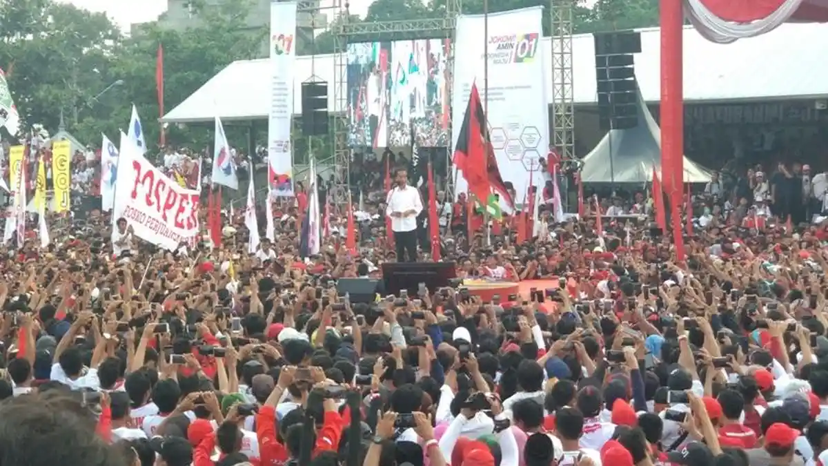 Tutup Suara Rendah di Daerah Lain, Jokowi Minta Pendukungnya Kerja Keras di Jateng