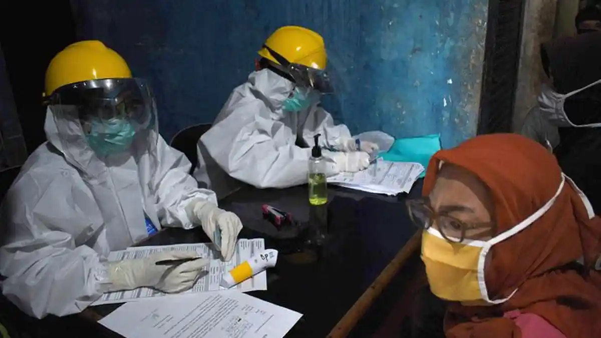 Hasil Rapid Test di Pasar Leuwipanjang 4 Pedagang Reaktif, Sudah Diisolasi dan Tunggu Hasil Tes Swab