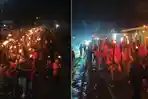 Pawai Obor Semarakkan Takbir Keliling di Kute Lintang, Ratusan Warga Antusias Sambut Idul Fitri