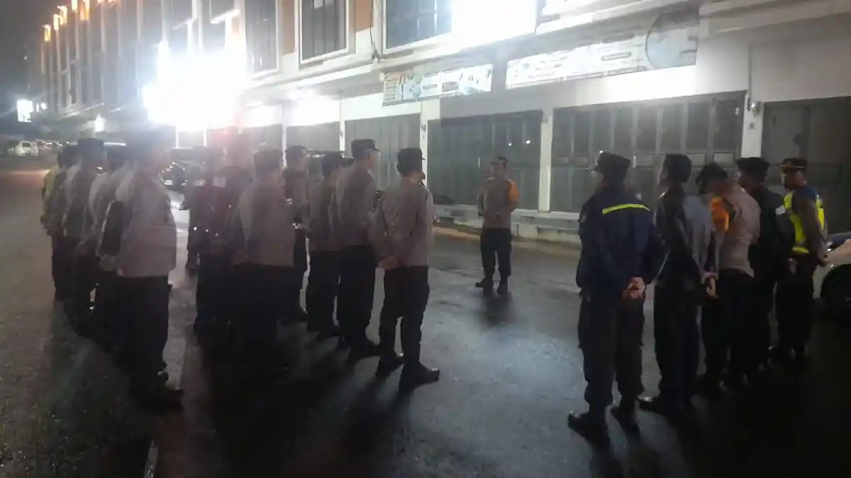 Polres Simalungun Gelar Patroli Skala Besar Antisipasi Geng Motor dan Balap Liar