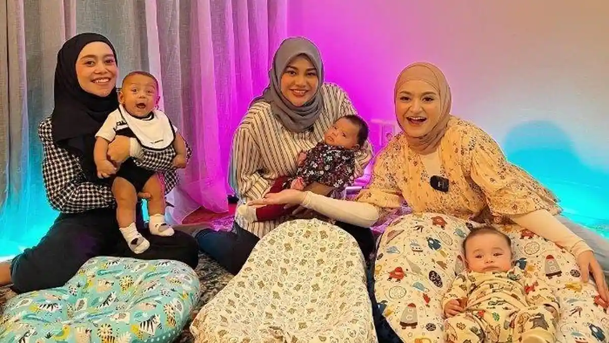 Anak Atta Aurel Bertemu Adzam dan Leslar, Lesti Kejora: Ameena Pacar Adzam atau Rayyanza?