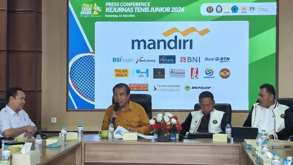 Kejurnas Tenis Junior Piala Tugu Muda Digelar Juni 2026, Target 450 Peserta