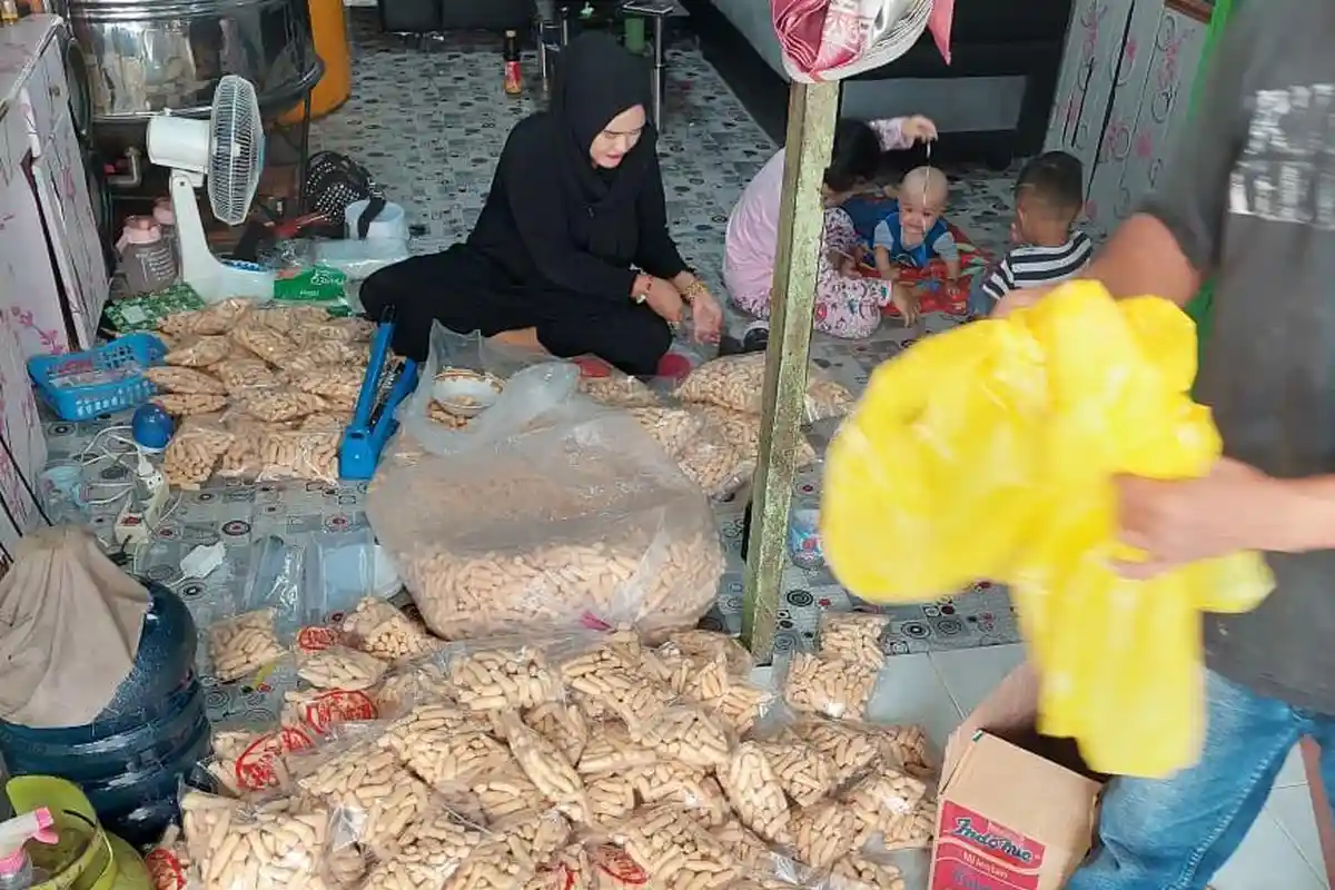 Pedagang Amplang di Samarinda Ingin Pandemi Covid-19 Segera Tamat, Prospek Positf Didorong Lebaran