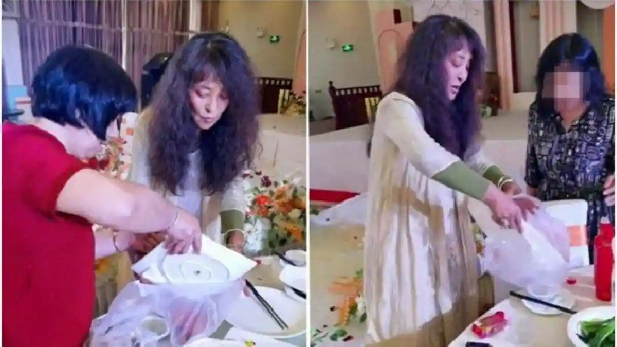 Artis Ini Tak Malu, Datang ke Pesta Bawa Plastik, Borong Semua Makanan Sisa untuk Dibawa Pulang